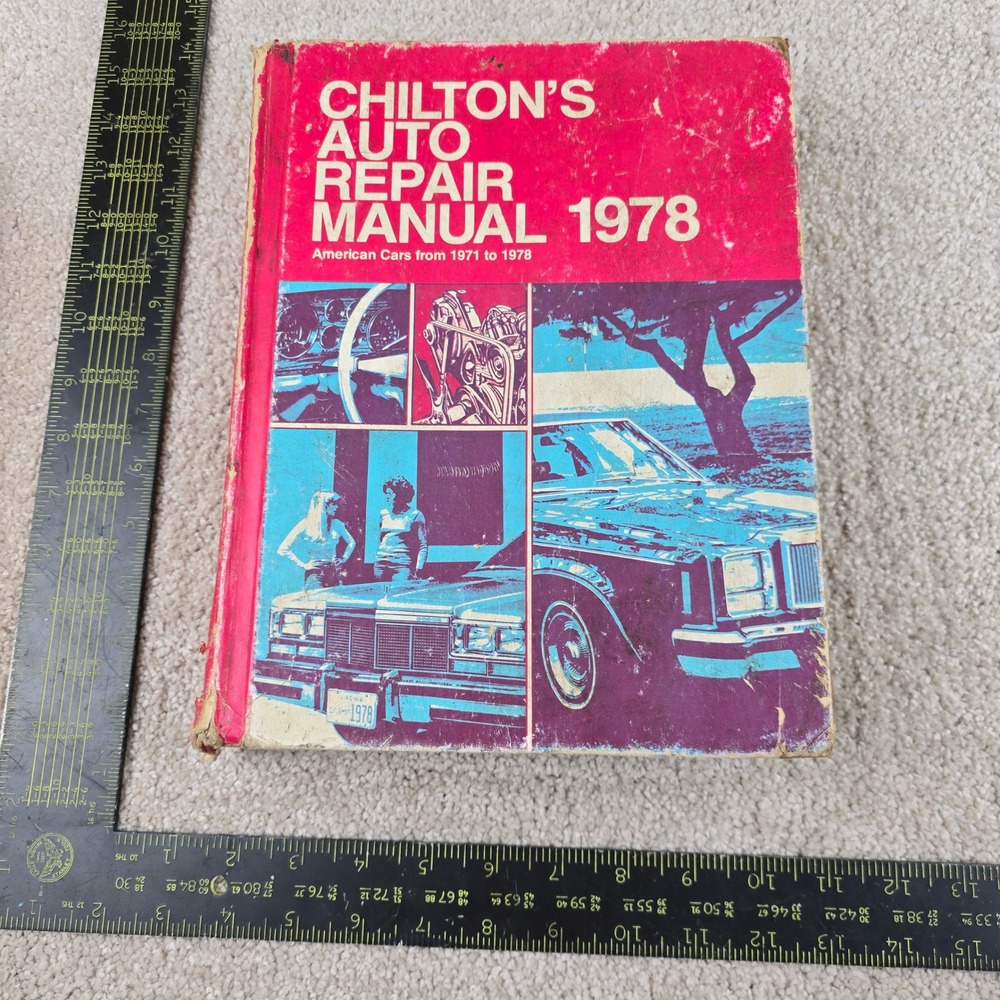 Chilton Auto Repair Manual 1978 American Cars 1971-1978 Hardcover Vintage Shop
